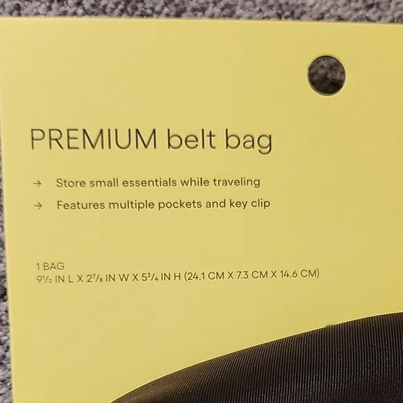 All in Motion Black Belt Bag - Picture 6 of 6